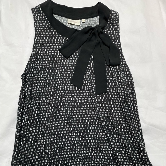 Anthropologie // Deletta // Boatneck // Tank // Large // Pussycat Bow - Picture 1 of 3